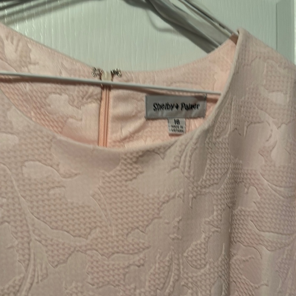 Shelby & Palmer Pink Textured Dress